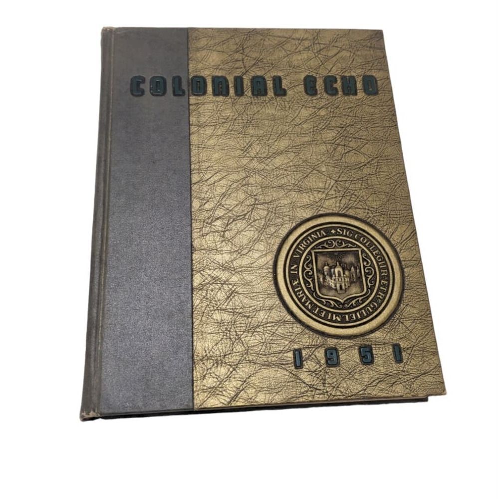 William‎ & Mary Colonial Echo 1951 Yearbook Vintage